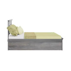 Max & Lily Cadre de lit double avec lit gigogne, lit plateforme en bois massif