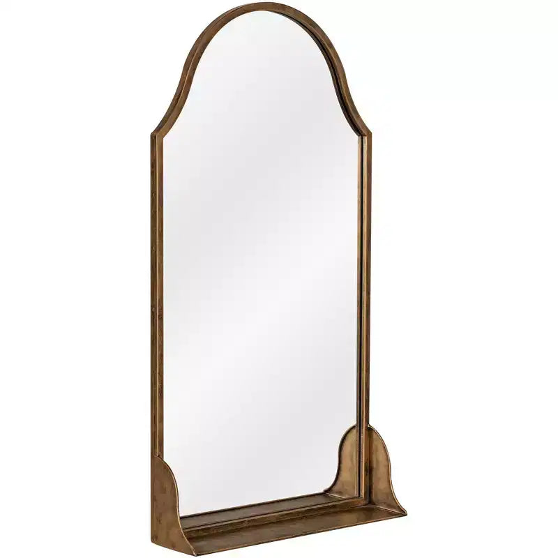 Miroir mural Cooper Classics Sawyer bronze antique 20 x 38 avec étagère