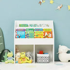 Costway Étagère à Livres pour Enfants, Bibliothèque en Bois, Meuble de Rangement pour Jouets