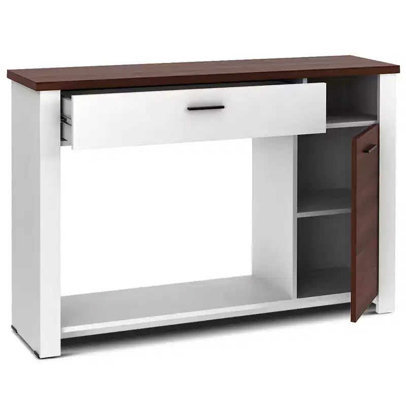 Costway Table console de 48 pouces avec tiroir Meuble d'entrée avec meuble à hauteur réglable