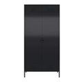 RealRooms Shadwick Tall 2 Door Closed Metal Storage Locker Cabinet