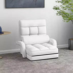Fauteuil pliable Costway avec dossier réglable sur 6 positions et coussin d'assise amovible