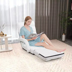 Fauteuil pliable Costway avec dossier réglable sur 6 positions et coussin d'assise amovible