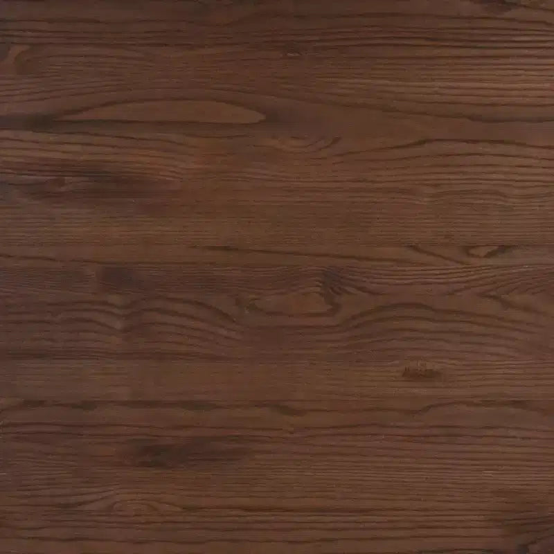 Table contemporaine d'intérieur en acier 23,5 Merrick Lane avec plateau carré en bois rustique