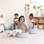 Lot de 3 poufs souches colorés SoftZone