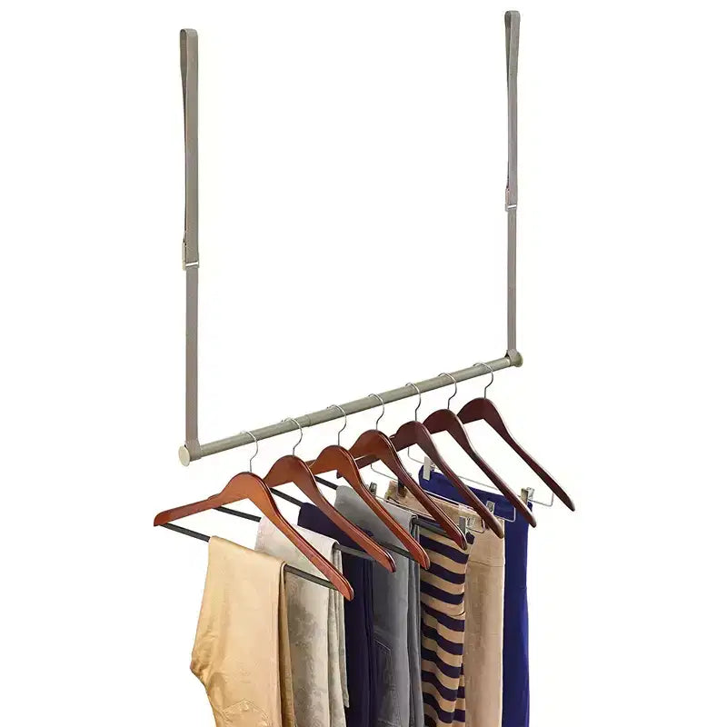 Tige de rangement double Closetmaid à hauteur réglable pour placard, nickel