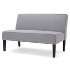 Causeuse en tissu – Canapé confortable à 2 places pour le salon