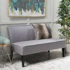Causeuse en tissu – Canapé confortable à 2 places pour le salon