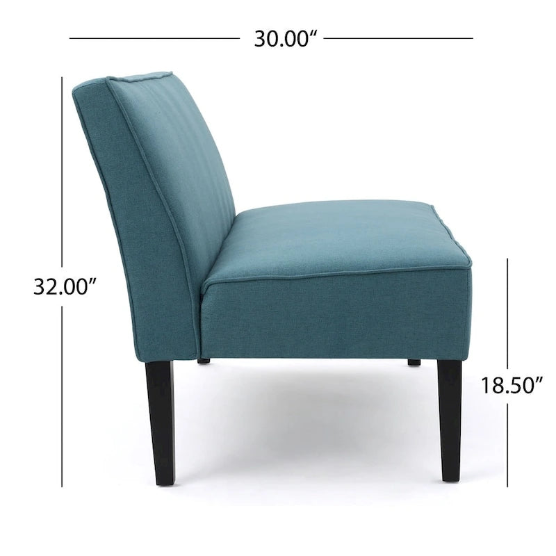 Causeuse en tissu – Canapé confortable à 2 places pour le salon