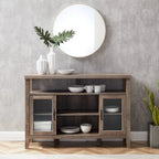 Console TV buffet haute de 52 po – Meuble de rangement média