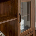 Console TV buffet haute de 52 po – Meuble de rangement média