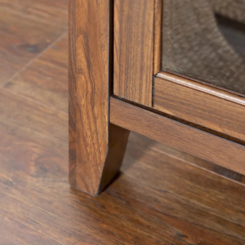 Console TV buffet haute de 52 po – Meuble de rangement média