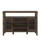 Console TV buffet haute de 52 po – Meuble de rangement média