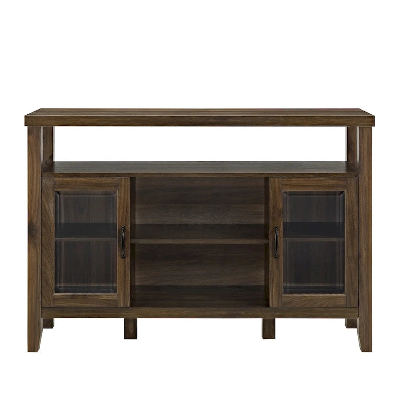 Console TV buffet haute de 52 po – Meuble de rangement média