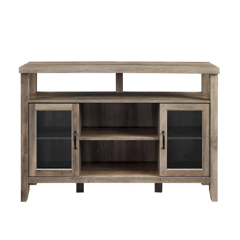 Console TV buffet haute de 52 po – Meuble de rangement média