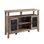 Console TV buffet haute de 52 po – Meuble de rangement média