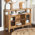 Console TV buffet haute de 52 po – Meuble de rangement média