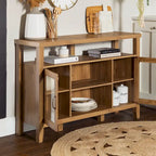 Console TV buffet haute de 52 po – Meuble de rangement média