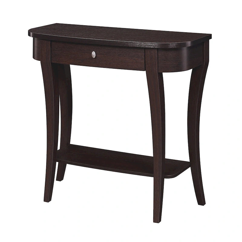Console avec étagère et 1 tiroir – Table d'entrée moderne