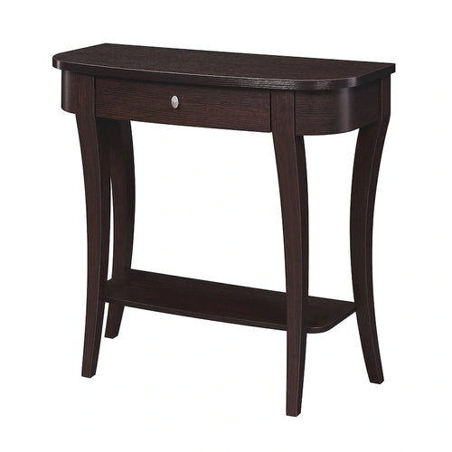 Console avec étagère et 1 tiroir – Table d'entrée moderne