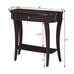 Console avec étagère et 1 tiroir – Table d'entrée moderne