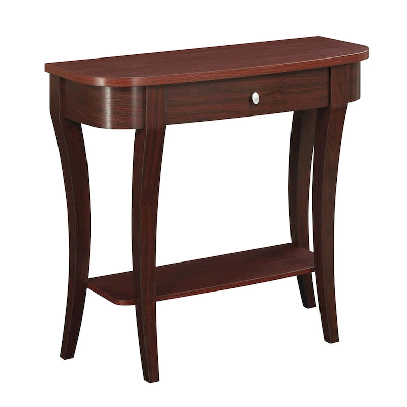 Console avec étagère et 1 tiroir – Table d'entrée moderne
