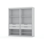 Armoire de chambre moderne à 2 sections – Organiseur de rangement pour chambre