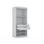 Armoire de chambre moderne à 2 sections – Organiseur de rangement pour chambre