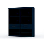 Armoire de chambre moderne à 2 sections – Organiseur de rangement pour chambre