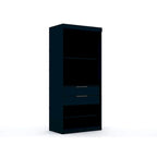 Armoire de chambre moderne à 2 sections – Organiseur de rangement pour chambre
