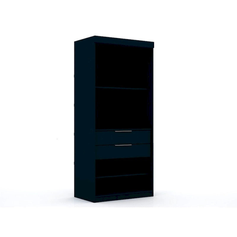 Armoire de chambre moderne à 2 sections – Organiseur de rangement pour chambre