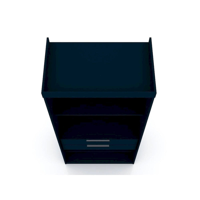 Armoire de chambre moderne à 2 sections – Organiseur de rangement pour chambre