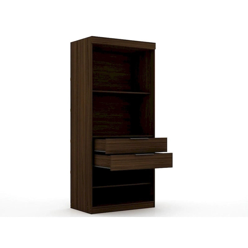 Armoire de chambre moderne à 2 sections – Organiseur de rangement pour chambre