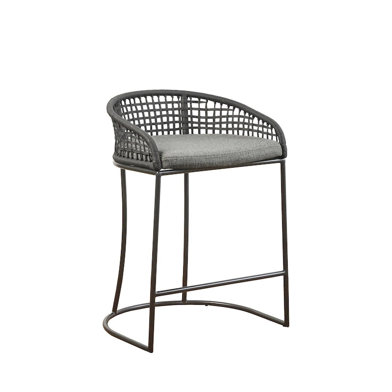Tabouret de comptoir tissé 63,5 cm – Siège de bar de cuisine élégant