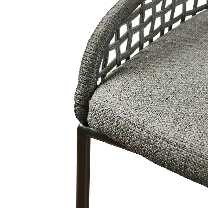 Tabouret de comptoir tissé 63,5 cm – Siège de bar de cuisine élégant