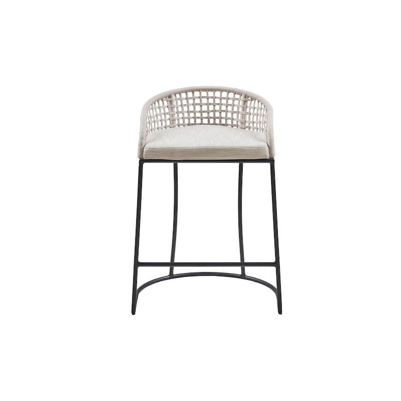 Tabouret de comptoir tissé 63,5 cm – Siège de bar de cuisine élégant