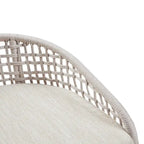 Tabouret de comptoir tissé 63,5 cm – Siège de bar de cuisine élégant