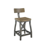 Tabouret de comptoir rembourré avec dossier – Siège de bar moderne