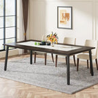 Table de salle à manger moderne de 79 pouces pour 8 à 10 personnes