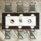 Table de salle à manger moderne de 79 pouces pour 8 à 10 personnes