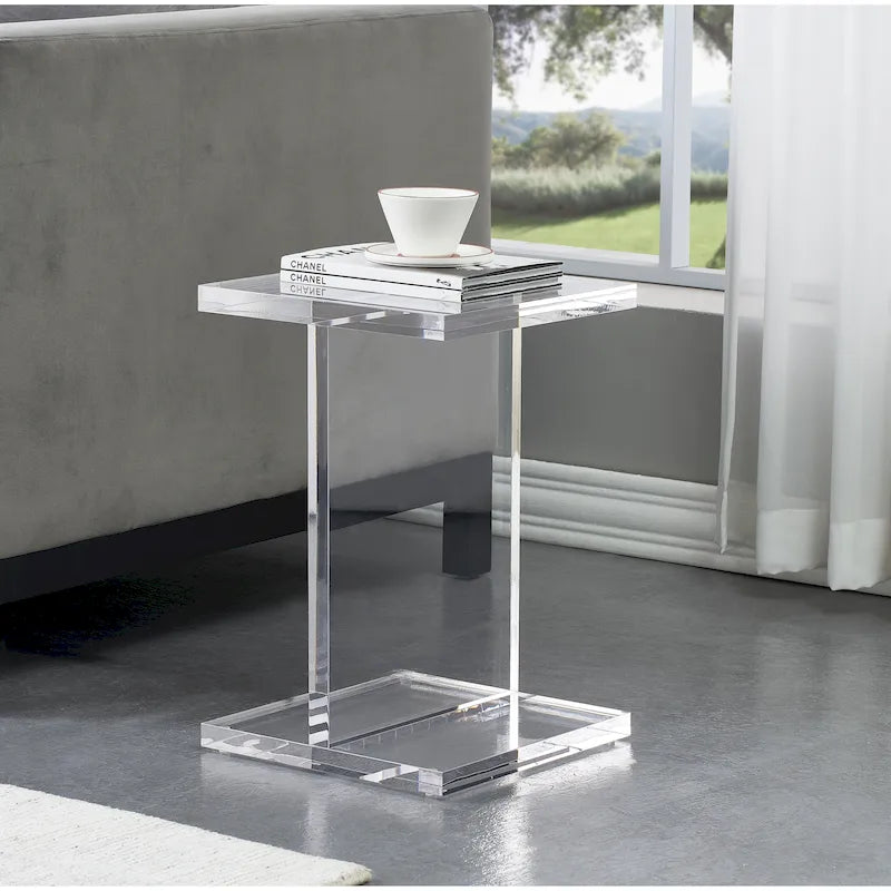 Table d'appoint en acrylique