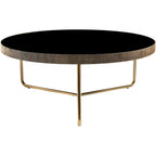 Table basse ronde faite à la main