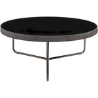 Table basse ronde faite à la main