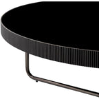 Table basse ronde faite à la main