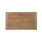 Table basse à 2 tiroirs en bois massif – Style ferme côtière
