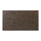 Table basse à 2 tiroirs en bois massif – Style ferme côtière