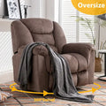 Fauteuil inclinable manuel pivotant grande taille