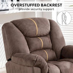 Fauteuil inclinable manuel pivotant grande taille