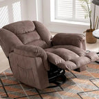 Fauteuil inclinable manuel pivotant grande taille