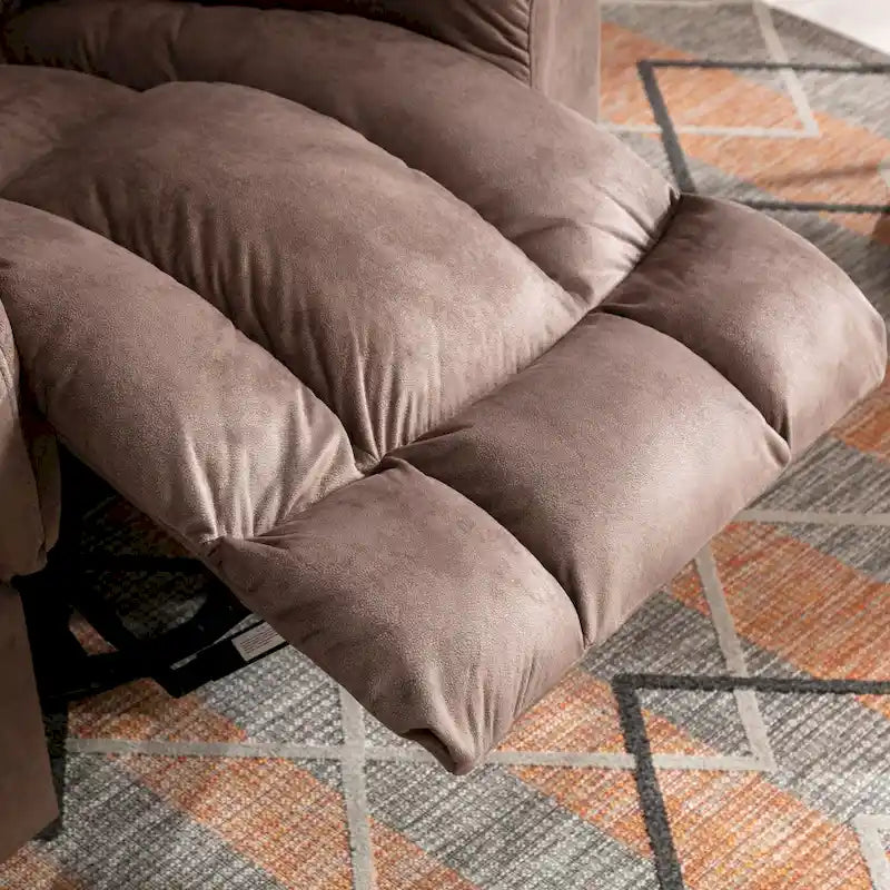 Fauteuil inclinable manuel pivotant grande taille